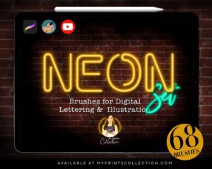 Neon Procreate Brushes