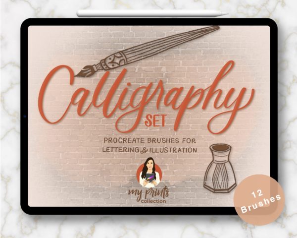 Calligraphy Procreate Set