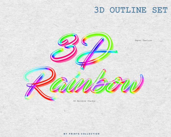 3D Outline Procreate Brushes - Image 7