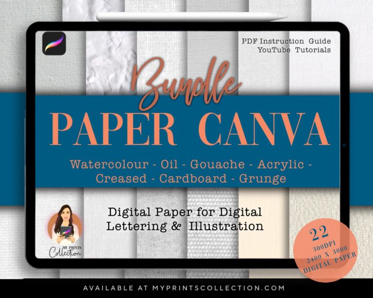 Paper Canva Procreate Bundle