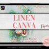 Procreate Linen Paper Canva | Realistic Paper Texture | Digital Backgrounds | Watercolor | Oil | Acrylic | Gouache | Crepe | Cardboard