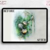 Procreate Linen Paper Canva | Realistic Paper Texture | Digital Backgrounds | Watercolor | Oil | Acrylic | Gouache | Crepe | Cardboard - Image 4